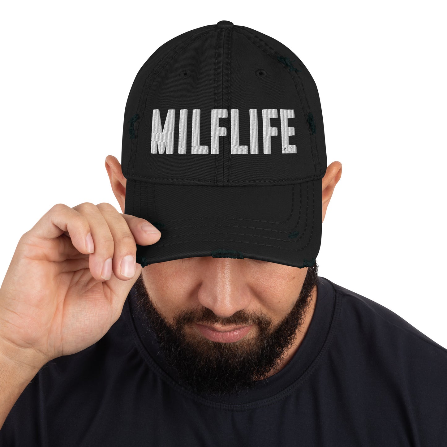 MILFLIFE Distressed Dad Hat