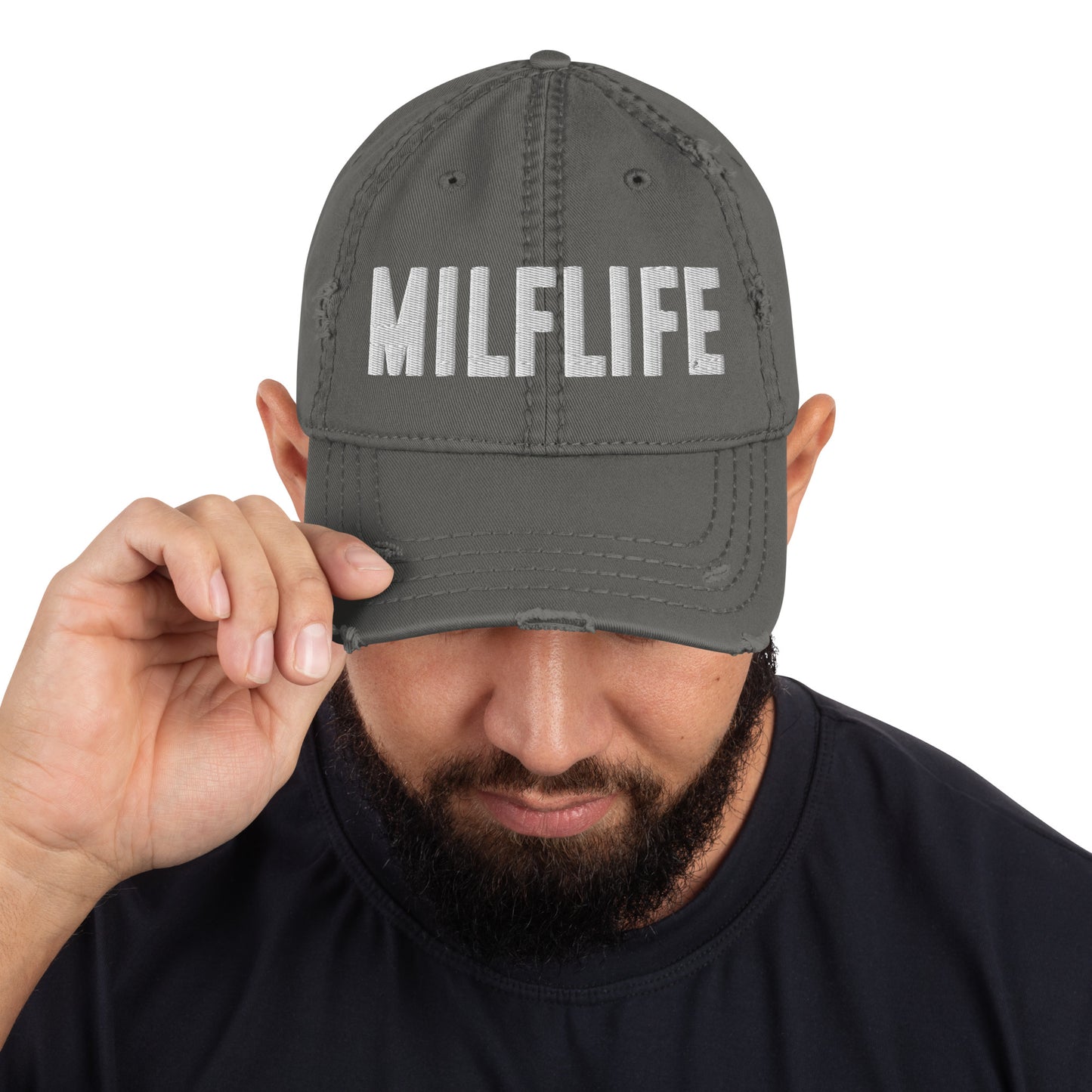 MILFLIFE Distressed Dad Hat