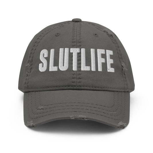 SLUTLIFE Distressed Dad Hat