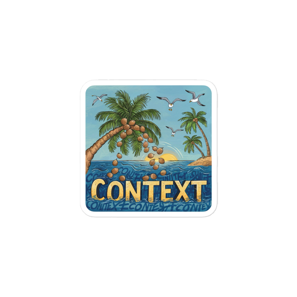 Exist In The Context Sticker