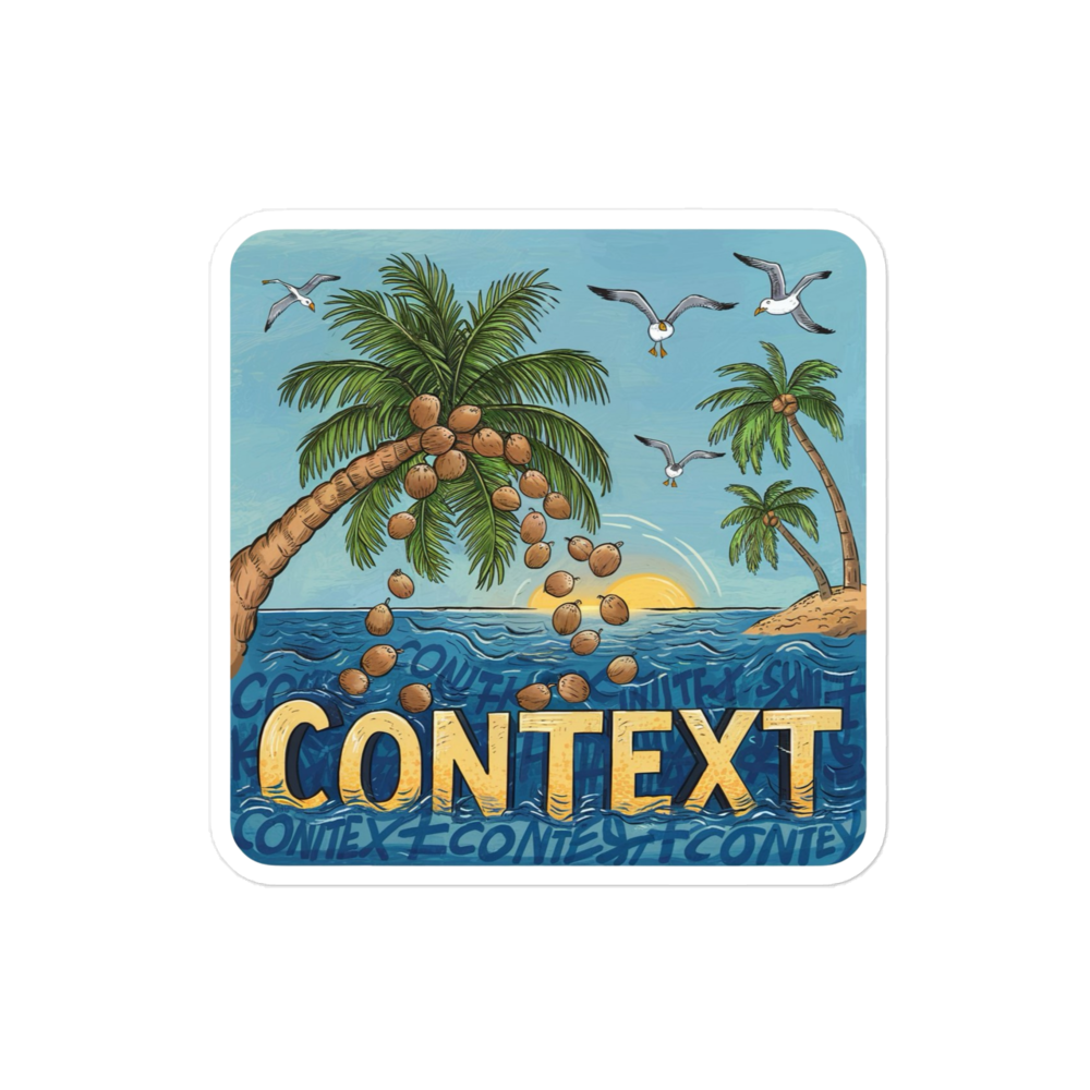 Exist In The Context Sticker