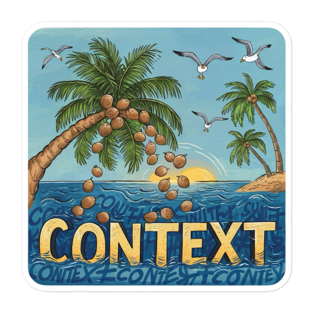 Exist In The Context Sticker