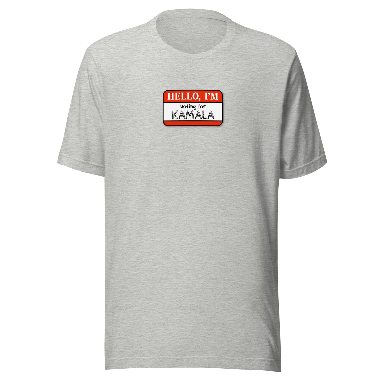 Hello, I'm Voting for Kamala Unisex T-Shirt