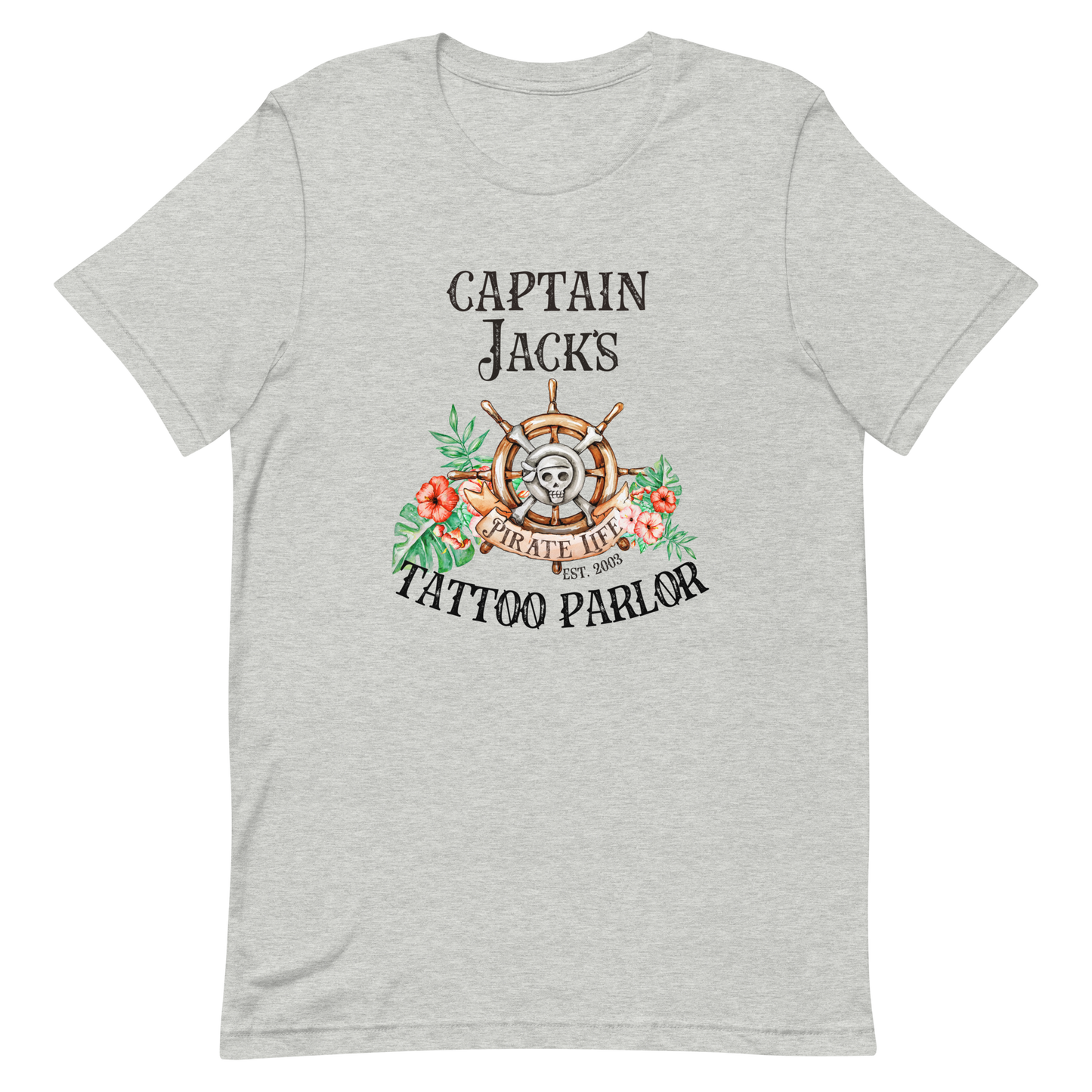 Captain Jack’s Tattoo Parlor Unisex T-Shirt