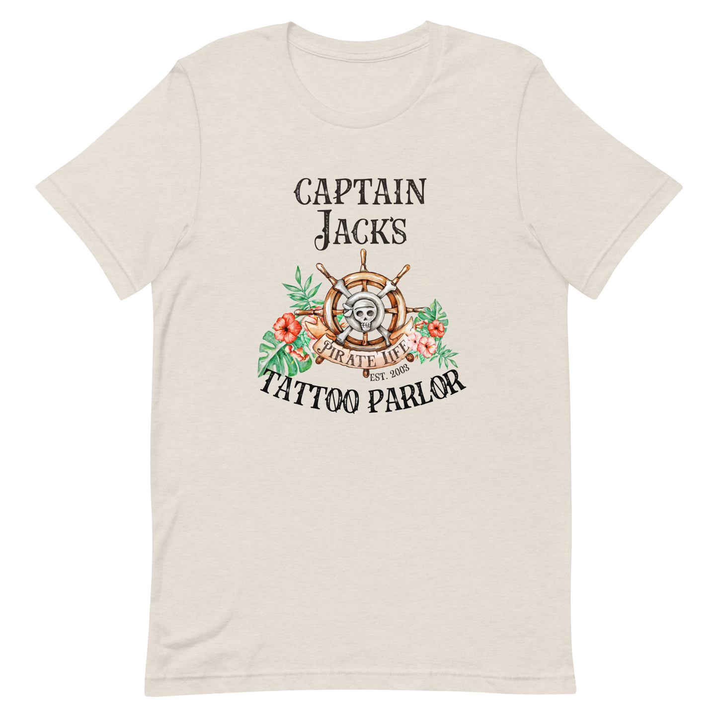 Captain Jack’s Tattoo Parlor Unisex T-Shirt