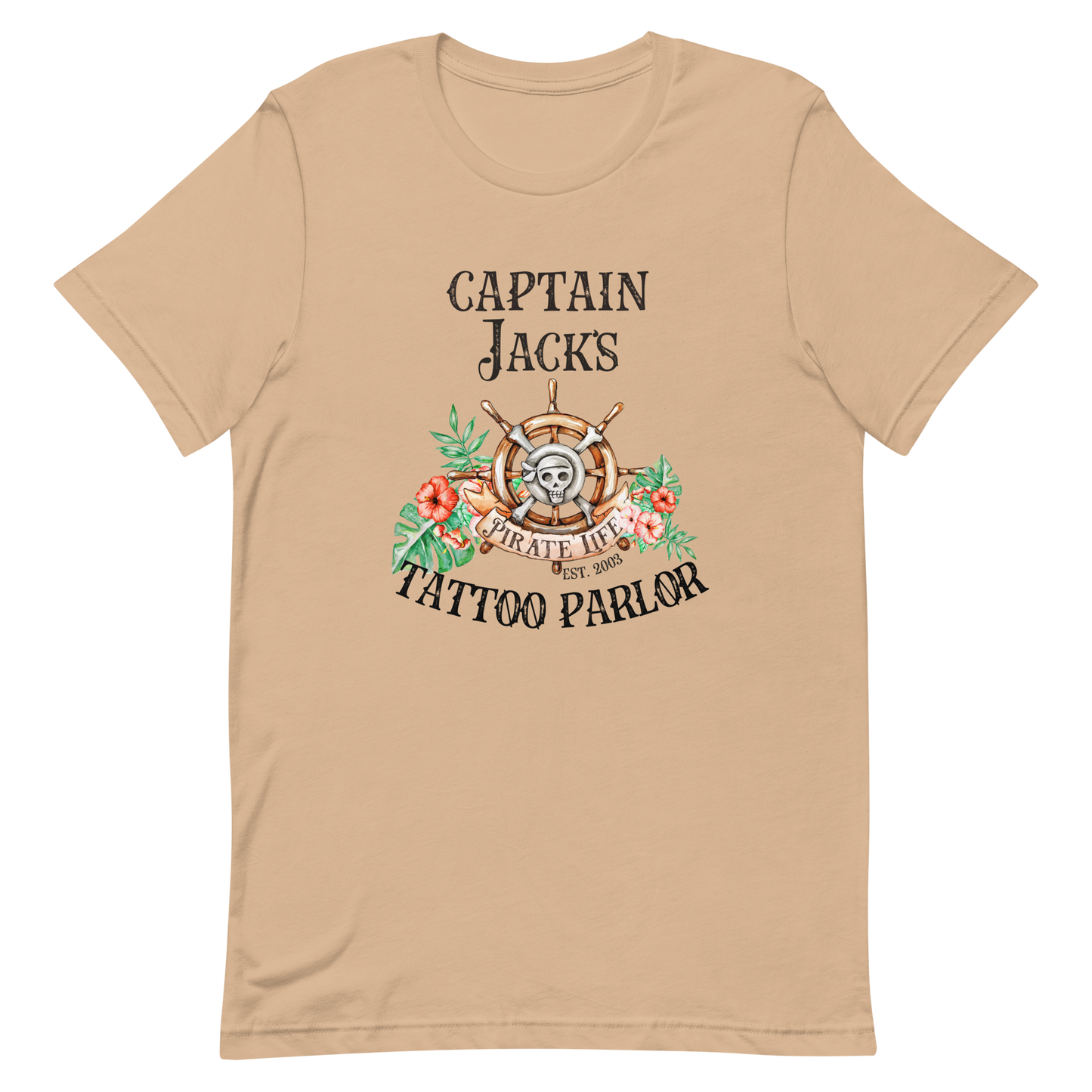 Captain Jack’s Tattoo Parlor Unisex T-Shirt